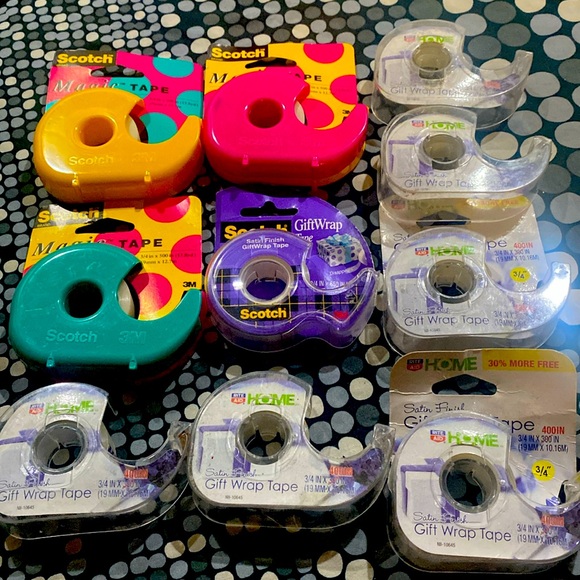 Scotch Other - ❤️❤️❤️ CLOSET CLEAROUT!! SCOTCH Magic & Gift Wrapping Tape Bundle